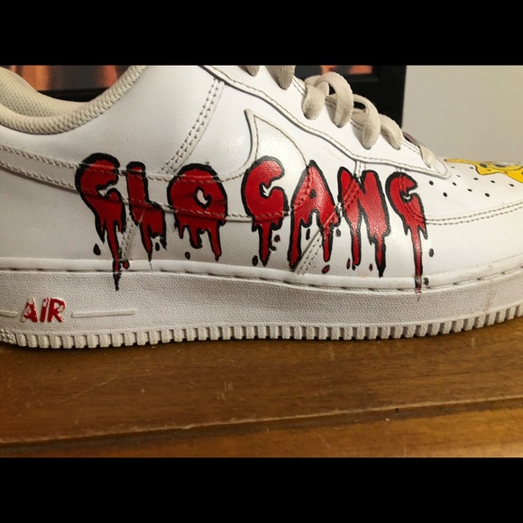 CUSTOM AF1s W/ FOAMPOSITS Mens Size 10 - Picture 3 of 5